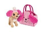 Simba Spieltier , Braun, Rosa , Kunststoff, Textil , 27x30x17 cm , Spielzeug, Sonstiges Spielzeug