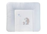 Patinio Wickelauflage , Blau, Weiß , Kunststoff , Füllung: Polyester , 85x72 cm , Made in EU, Oeko-Tex® Standard 100 , abwischbar , Baby & Kindermöbel, Babyzimmer, Wickelkommoden & Zubehör
