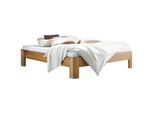 Hasena Bett , Eichefarben , Holz , Eiche , massiv , 90x200 cm , in verschiedenen Holzarten erhältlich, in verschiedenen Größen erhältlich , Schlafzimmer, Komplette Schlafzimmer und Serien, Schlafzimmerserien