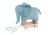 Avelia Nachziehtier Elefant , Mintgrün , Textil , Füllung: Baumwollfüllung , 34x28 cm , EN 71, Oeko-Tex® Standard 100, Organic Content Standard (Ocs) 100 , schadstofffrei , Spielzeug, Sonstiges Spielzeug