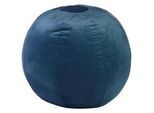 Novel Sitzball , Dunkelblau , Textil , Uni , Füllung: Polyester , 65x65x65 cm , Oeko-Tex® Standard 100 , Bezug abnehmbar und waschbar, Indoor, wasserabweisend, Reißverschluss , Wohnzimmer, Sessel, Sitzsäcke