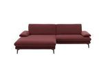 Dieter Knoll Ecksofa , Weinrot , Textil , Ottomane links, L-Form , 284x184 cm , Fußauswahl, Stoffauswahl, Sitzqualitäten, seitenverkehrt erhältlich, Hocker erhältlich, Rücken echt, individuell planbar, haustierfreundlicher Bezug , Wohnzimmer, Sofas & Couches, Wohnlandschaften, Ecksofas