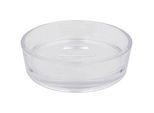 Xxxl Seifenschale , Transparent , Kunststoff , Uni , 10.3x3x10.3 cm , Badaccessoires, Seifenschalen