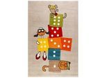 Sigikid Spielteppich , Multicolor , Textil , Tier , rechteckig , 80x150 cm , Textiles Vertrauen - Oeko-Tex® , für Fußbodenheizung geeignet, in verschiedenen Größen erhältlich, Fasern thermofixiert (heatset), pflegeleicht , Teppiche Und Böden, Teppiche, Kinderteppiche