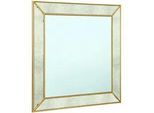 Mid.you Wandspiegel , Klar , Glas, Holzwerkstoff , quadratisch , 100x100x1.9 cm , Garderobe, Garderobenspiegel