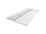 Sleeptex Topper , Weiß , Textil , 100x200 cm , Oeko-Tex® Standard 100 , Bezug abnehmbar/waschbar, für Hausstauballergiker geeignet, atmungsaktiv , Schlafzimmer, Matratzen