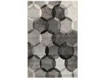 Esprit Webteppich , Grau, Silberfarben, Dunkelgrau, Beige , Textil , Graphik , rechteckig , 200x290 cm , Textiles Vertrauen - Oeko-Tex®, Hohenstein, AZO-frei, Oeko-Tex® Standard 100 , für Fußbodenheizung geeignet, in verschiedenen Größen erhältlich, UV-beständig, Fasern thermofixiert (heatset), lichtunempfindlich, pflegeleicht, strapazierfähig, leicht zusammenrollbar , Teppiche Und Böden, Teppiche
