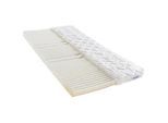 Sleeptex Topper , Weiß , Textil , H4 , 160x200 cm , Oeko-Tex® Standard 100 , Bezug abnehmbar/waschbar , Schlafzimmer, Matratzen, Topper