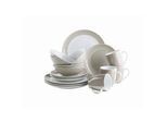 Mäser Kombiservice , Beige , Keramik , 16-teilig , 400 ml,780 ml , Geschirr, Geschirrsets, Kombiservice