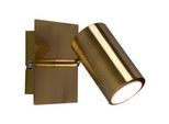 Trio Leuchten Strahler , Messingfarben , Metall , 12.0x15.00x12.00 cm , Lampen & Leuchten, Innenbeleuchtung, Spots & Strahler, Deckenspots