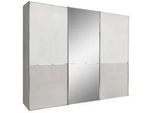 Novel Schwebetürenschrank , Grau, Weiß , Metall , 6 Fächer , 250x217x67 cm , ISO 9001, Made in Germany, Goldenes M , Typenauswahl, umfangreiches Zubehör erhältlich, in verschiedenen Größen erhältlich , Schlafzimmer, Komplette Schlafzimmer und Serien, Schlafzimmerserien