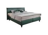 RUF Betten Boxspringbett , Petrol , Textil , H2 + H3 , 7-Zonen , Höhe ca. 20 cm , 160x200 cm , Handmade in Germany, Goldenes M, Blauer Engel, Oeko-Tex® Standard 100 , Über- und Sondergrößen erhältlich, Matratze, gepolstertes Kopfteil, Stoffauswahl , Schlafzimmer, Betten, Boxspringbetten