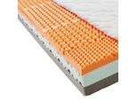 Novel Kaltschaummatratze , Silberfarben , Textil , H3 , Füllung: Hohlfaser , rechteckig , 90x200 cm , Härtegradauswahl, Bezug abnehmbar/waschbar, Ober- und Unterseite versteppt, optimale Belüftung, atmungsaktiv, alternative Größen erhältlich, Partnermatratze , Schlafzimmer, Matratzen, Kaltschaummatratzen