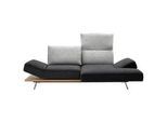Koinor Ecksofa , Grau, Hellgrau , Holz, Textil , Wildeiche , furniert , Ottomane rechts, L-Form , 240x132 cm , Goldenes M, Made in Germany, Dgm , Typenauswahl, Fußauswahl, Lederauswahl, Stoffauswahl, seitenverkehrt erhältlich, Hocker erhältlich , Wohnzimmer, Sofas & Couches, Wohnlandschaften, Ecksofas