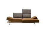 Koinor Ecksofa , Braun, Goldfarben , Holz, Textil , Wildeiche , furniert , Ottomane rechts, L-Form , 240x132 cm , Goldenes M, Made in Germany, Dgm , Typenauswahl, Fußauswahl, Lederauswahl, Stoffauswahl, seitenverkehrt erhältlich, Hocker erhältlich , Wohnzimmer, Sofas & Couches, Wohnlandschaften, Ecksofas