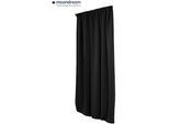 Xxxl Verdunkelungsvorhang , Schwarz , Textil , Uni , 145x260 cm , Made in EU, Oeko-Tex® Standard 100 , beliebig kürzbar , Heimtextilien, Vorhänge, Fertigvorhänge, Verdunkelungsvorhänge