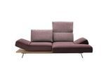 Koinor Ecksofa , Rosa , Holz, Textil , Wildeiche , furniert , Ottomane rechts, L-Form , 240x132 cm , Goldenes M, Made in Germany, Dgm , Typenauswahl, Fußauswahl, Lederauswahl, Stoffauswahl, seitenverkehrt erhältlich, Hocker erhältlich , Wohnzimmer, Sofas & Couches, Wohnlandschaften, Ecksofas