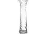 Leonardo Vase , Klar , Glas , 27 cm , nur zu Dekorationszwecken, handgemacht, zum Stellen , Dekoration, Vasen, Glasvasen