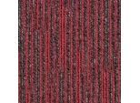 Xxxl Teppichfliese Ambition 120 , Grau, Rot , Textil , quadratisch , 50x50 cm , Blauer Engel , für Fußbodenheizung geeignet, rutschfest, stuhlrollengeeignet , Teppiche und Böden, Bodenbeläge, Teppichfliesen