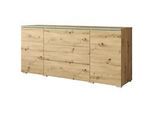 P & B Sideboard , Eiche Artisan , Holzwerkstoff , 2 Fächer , 3 Schubladen , 150x67.9x39.5 cm , Fsc , stehend , Kleinmöbel, Kommoden, Sideboards