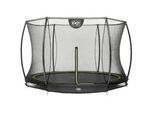 Exit Toys Trampolin Exit Ground Ø305 , Schwarz , Metall, Kunststoff , rund , 203 cm , EN 71 , Freizeit & Co, Gartenspielzeug, Hüpfburgen & Trampoline