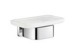 Smedbo Seifenschale , Chromfarben , Metall , 12x5x8.8 cm , Wandbefestigung möglich , Badaccessoires, Seifenschalen