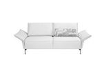 Koinor 2,5-Sitzer , Weiß , Leder , Echtleder , Nappaleder , 200x107x88 cm , Goldenes M, Made in Germany, DIN EN ISO 9001, Dgm , erweiterbar, Typenauswahl, Fußauswahl, Lederauswahl, Stoffauswahl, planbar, Hocker erhältlich, Rücken echt , Wohnzimmer, Sofas & Couches, Sofas, Ledersofas