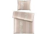 Dieter Knoll Bettwäsche , Beige , Textil , Ornament , 140x200 cm , Textiles Vertrauen - Oeko-Tex® , atmungsaktiv, schadstoffgeprüft , Heimtextilien, Bettwäsche & Leintücher, Bettwäsche, Satin-Bettwäsche