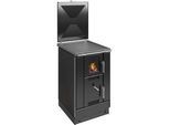 Wamsler wasserführender Küchenofen | K 158 F | 22 kW | Schwarz