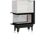 BeF Kamineinsatz Therm V 8 U | 8 kW | Hebetür, U-förmige Scheibe
