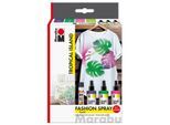 Marabu Fashion-Spray-Set "Tropical Island", 3x 100 ml