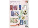 3D-Bastelmappe "Blumenkarten", für 10 Karten