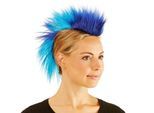 Irokesen-Haarteil, blau/türkis