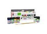 Marabu Decormatt, 6x 15 ml und Pinsel