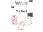 Fadenkäfer Schnitt "Bluse Summer" für Damen