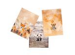 Sweat-Coupon "Fuchs & Tiger & Panda"