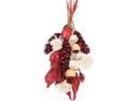 Exoten-Sortiment, rot-natur, 21 Teile