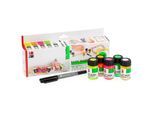 Marabu Marmorierfarben "Neon", 5x 15 ml und ein Stift