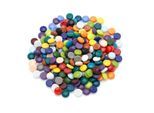 Fantasy Glas-Mosaik, rund, bunt, 12 mm Ø, 500 g