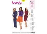 burda Schnitt 6988 "Kleid mit U-Boot-Ausschnitt"