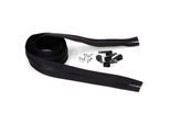 buttinette Endlosreißverschluss im Set, Krampe: 5,8 mm, 2 m, schwarz