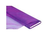 Organza "Delhi", pink/blau
