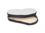 buttinette Ledersohlen für Hüttenschuhe, schwarz
