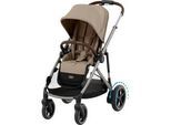 cybex Gold Kinderwagen , Metall, Kunststoff , 66x100x94.5 cm , Feststellbremse, Fußstütze abklappbar, Federung, kugelgelagerte Räder, Doppelbremse, für Babyschale geeignet, Elektromotor, Griff in Lederoptik, Transportsicherung, Sitz umsetzbar, erweiterbar für Geschwister, Reflektorstreifen, abnehmbarer Schutzbügel , Baby on Tour, Kinderwagen, Kombikinderwagen