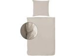 Xxxl Bettwäsche , Beige , Textil , Uni , 200x200 cm , Oeko-Tex® Standard 100 , pflegeleicht, atmungsaktiv , Heimtextilien, Bettwäsche & Leintücher, Bettwäsche, Renforcé-Bettwäsche