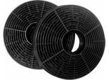 Aktivkohlefilter KOCHSTATION "CF130", schwarz, 2 Stk., Filterkartuschen