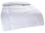 Kunstfaserbettdecke FAN "f.a.n. Made in Green "Tegernsee"", weiß, B:155cm L:220cm, Bezug: 100% Baumwolle. Füllung: 100% Polyester, Bettdecken, ressourcenschonend hergestellt