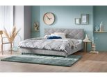 Polsterbett "Padua", grau, L:210cm, Bezug 100% Polyester, Polsterung: Polsterwatte, Material Gestell: gepolsterter Holzwerkstoff, verchromte Metallfüße, WESTFALIA SCHLAFKOMFORT, Betten, Polsterbett, mit Rautensteppung, 3 verschiedene Matraztenarten wählbar