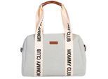 Childhome Wickeltasche , Creme, Weiß , Kunststoff, Textil , 38x21x27 cm , Baby on Tour, Kinderwagen, Wickeltaschen & Wickelrucksäcke