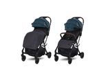 Lorelli Kinderwagen Buggy Minori faltbar PU-Räder Getränkehalter Fußabdeckung grün